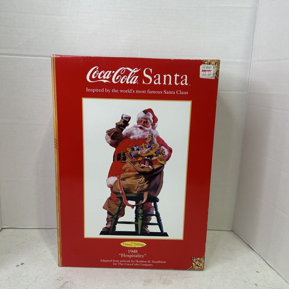 Coca-Cola Santa 1948 Hospitality Classic Edition Mattel Doll 23288 NIB